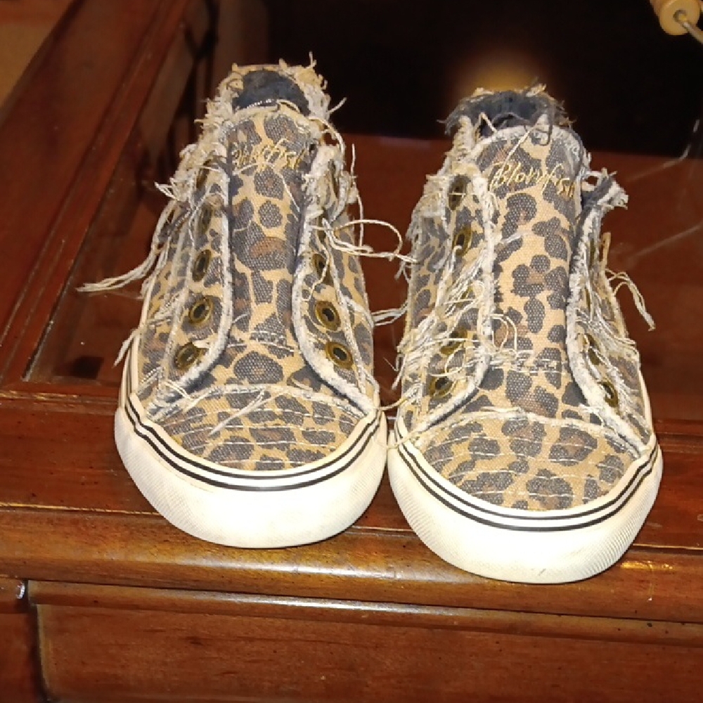Blowfish Leopard Print Flats
